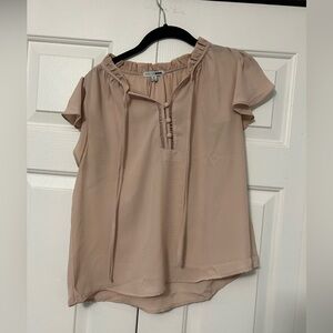 Blush pink fashion nova blouse size medium